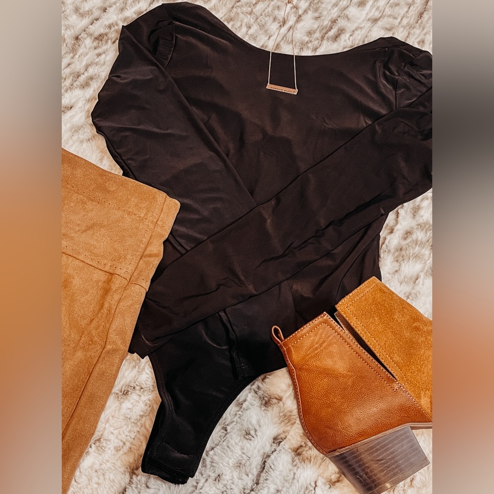 Saints Black Bodysuit